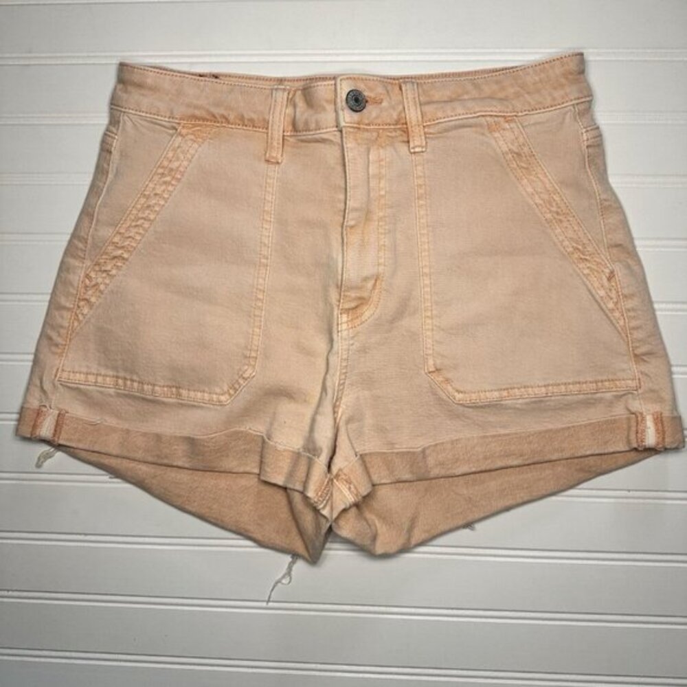 American Eagle ultra high rise mom shorts Size 8 color Pink